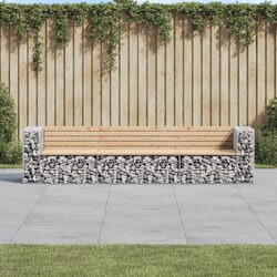 Transform Your Outdoor Space with Gabion Garden Bench