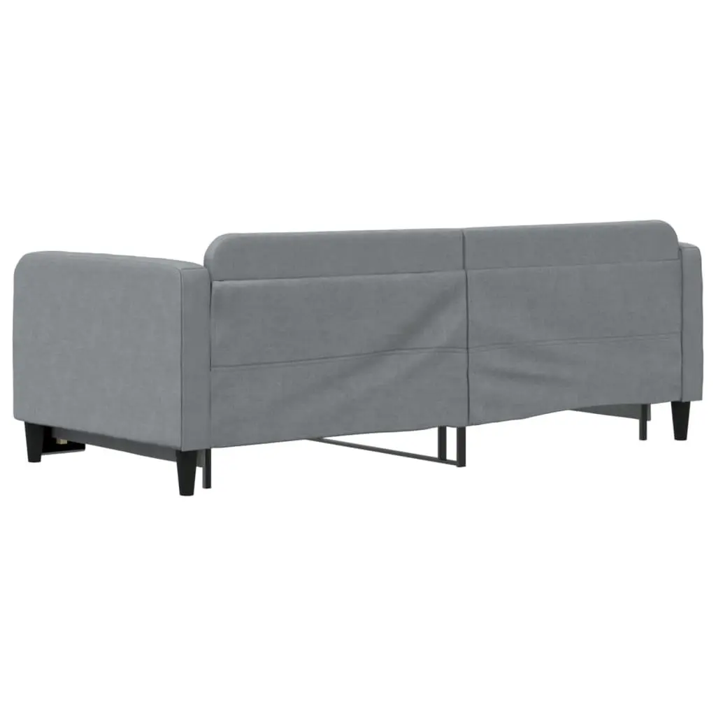 Daybed with Trundle 90 x 190 cm Space Saving Sofa Bed for Living Room Bedroom