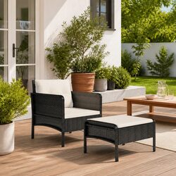 Enhance Your Outdoor Space with This 2 Piece Lounge Set