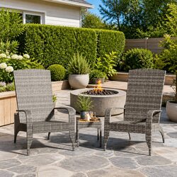 Transform Your Outdoor Space with the Grey Adirondack Chair