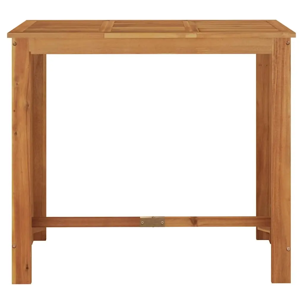 Garden Bar Table 120x60x105 cm Solid Acacia Wood Brown Outdoor Indoor Dining