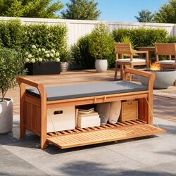 Enhance Your Outdoor Space with a Garden Storage Bench