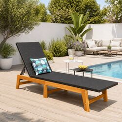 Enhance Your Outdoor Space with a Black Sun Lounger