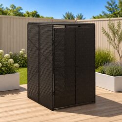 Enhance Your Garden with This Stylish Wheelie Bin Shed