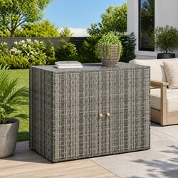 Garden Storage Cabinet in Grey - Enhance Your Space