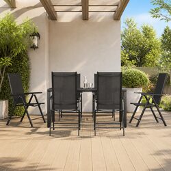 Enhance Your Outdoor Living with a 7 Piece Black Dining Set