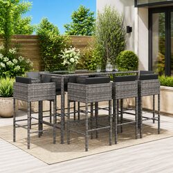 Enhance Your Outdoor Space with Our 9 Piece Bar Set