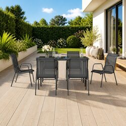 Enhance Your Outdoor Space with 7-Piece Dining Set