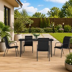 Elevate Your Outdoor Dining Experience with This Set