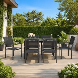7 Piece Outdoor Dining Set for Relaxing Gatherings