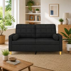 Elevate Your Living Room with This Chic 2-Seater Sofa
