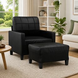 Sofa Chair with Footstool Enhancing Your Living Space