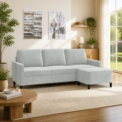 Elevate Your Living Space with a Grey 3-Seater Sofa