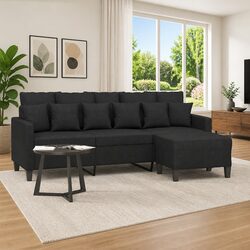 Enhance Your Living Space with a 3-Seater Sofa and Footstool