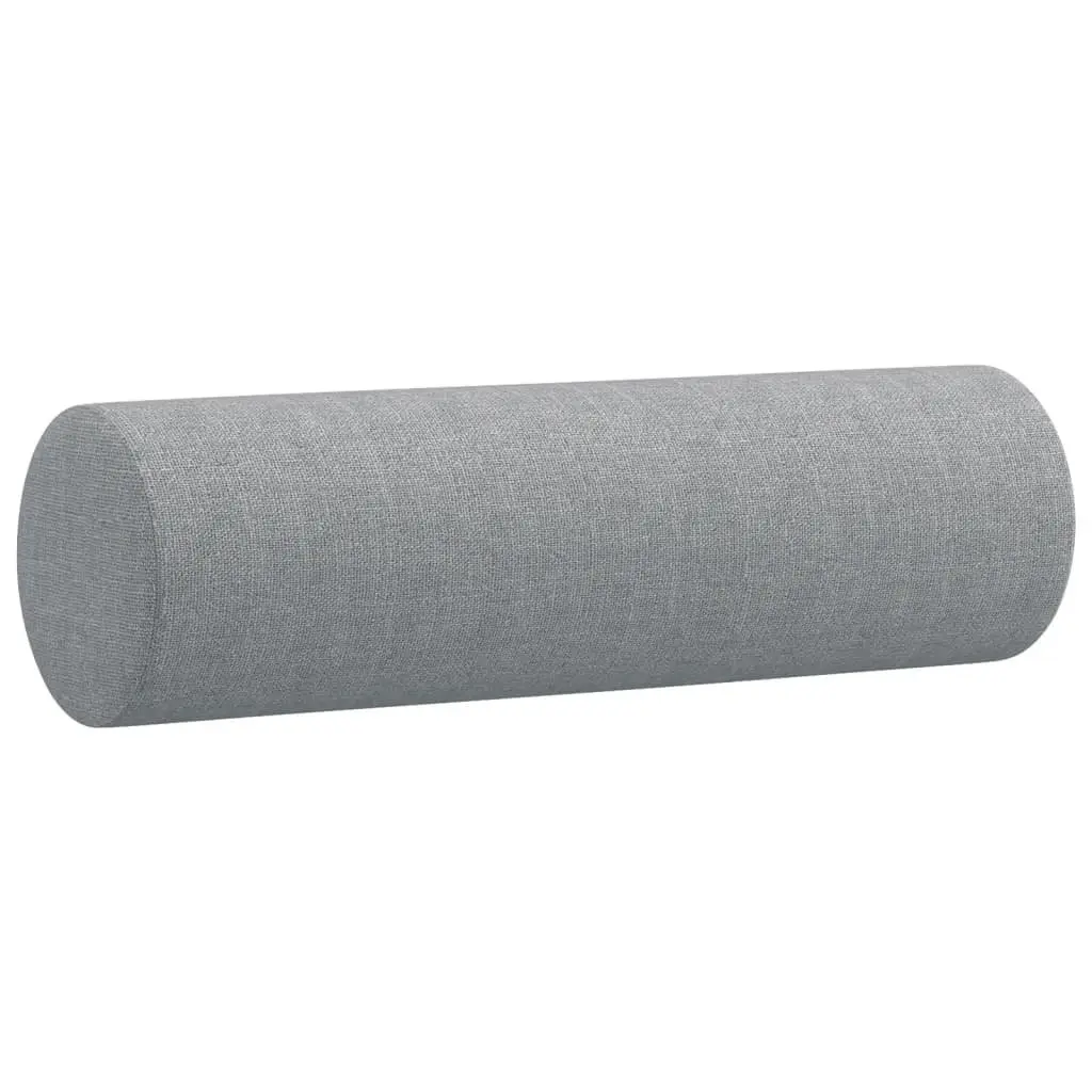 Grey Fabric Lounge Suite Two Piece Set Sturdy Frame Thickly Padded Comfort