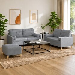 Enhance Your Living Space with a 3 Piece Sofa Set