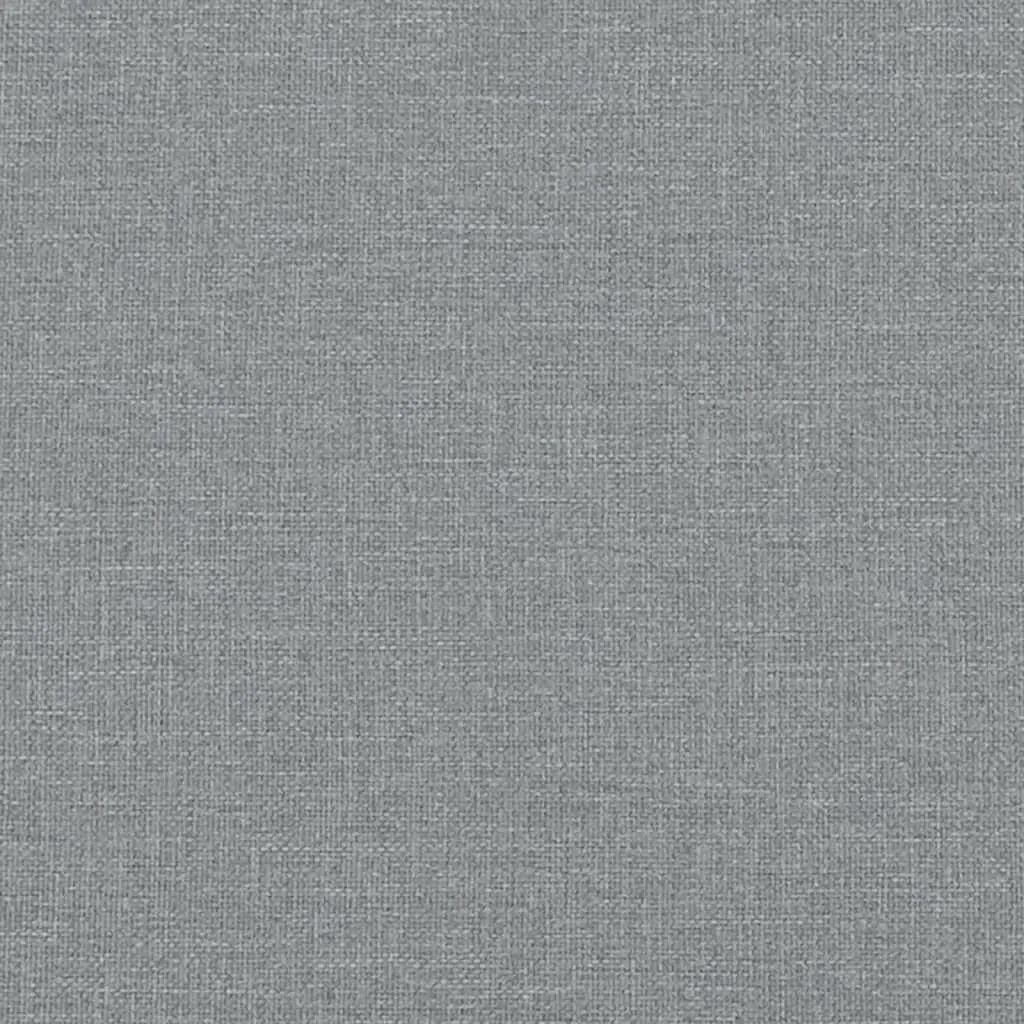 3 Piece Sofa Set with Footstool and Pillows Grey Fabric Living Room Lounge Suite