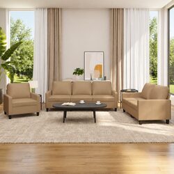Transform Your Living Space with 3 Piece Brown Sofa Set