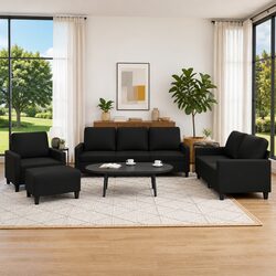 Transform Your Living Space with a Chic 4 Piece Sofa Set