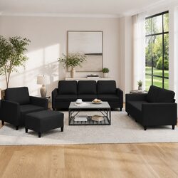 Enhance Your Living Space with a 4 Piece Sofa Set