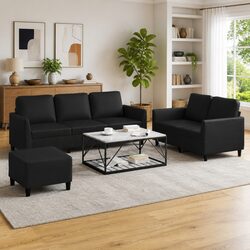 Enhance Your Living Space with 3-Piece Sofa Set