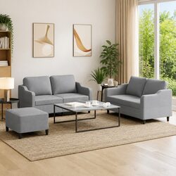 Enhance Your Living Room with This 3 Piece Sofa Set