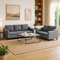 Enhance Your Living Room with a Stylish 2 Piece Sofa Set