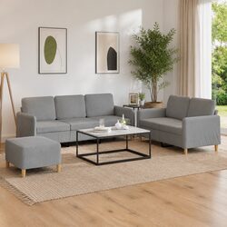 Enhance Your Living Space with a 3 Piece Grey Sofa Set