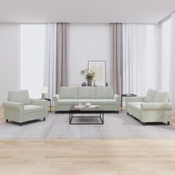 Grey Velvet Sofa Set
