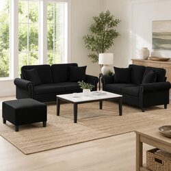Enhance Your Living Space with This 3 Piece Sofa Set