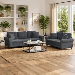 Elevate Your Living Space with this 2 Piece Sofa Set