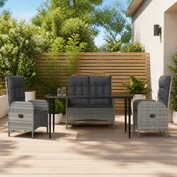 Elevate Your Outdoor Space with a Chic 4-Piece Dining Set