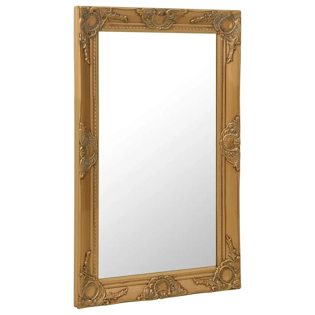 Wall Mirror 50x80cm Ornate Baroque Style Gold Frame Decorative Home Decor