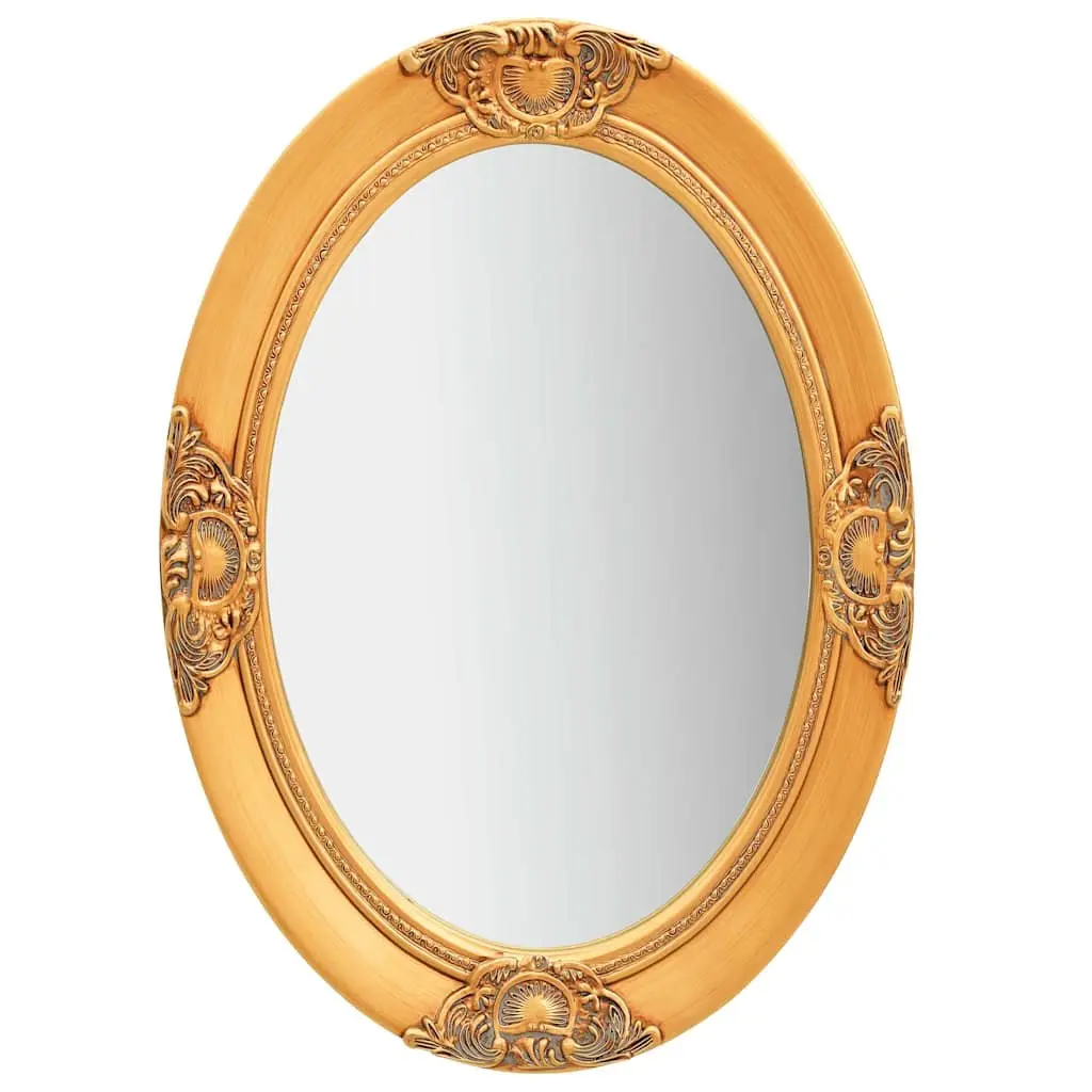 Baroque Wall Mirror 50x70cm Ornate Decorative Gold Frame