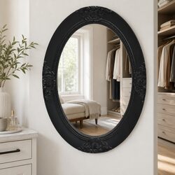 Transform Your Space with a Black Baroque Wall Mirror