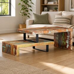 Enhance Your Living Space with a 2 Piece Coffee Table Set