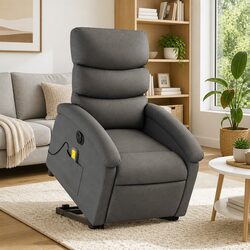 Grey Fabric Recliner Chair - Enhance Your Living Space