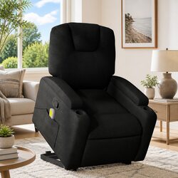 Elevate Your Comfort with a Black Massage Recliner Chair