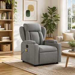 Enhance Your Living Space with Grey Massage Recliner Chair