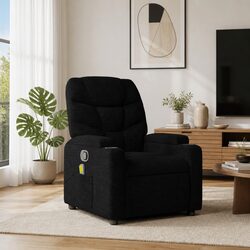 Black Fabric Lounge Massage Recliner Chair for Your Space