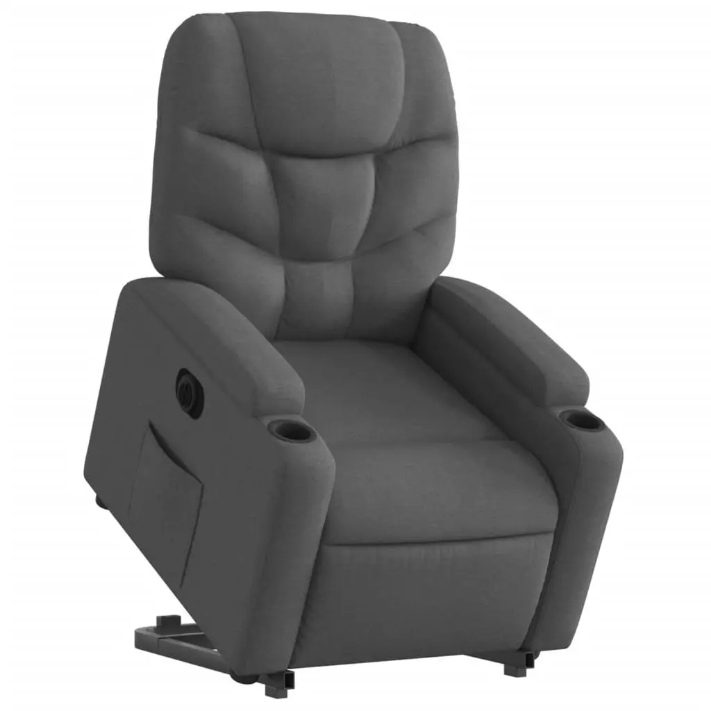 Electric Recliner Armchair Power Lift Comfort Grey