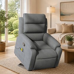 Elevate Your Space with the Grey Massage Recliner Chair