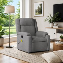 Enhance Your Living Space with the Grey Massage Recliner