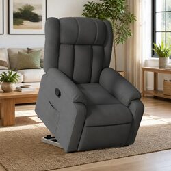 Enhance Your Space with a Grey Fabric Massage Recliner Chair