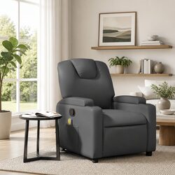 Transform Your Space with a Grey Faux Leather Recliner