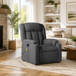 Grey Fabric Recliner Chair for Relaxation and Comfort