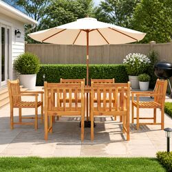 Enhance Your Outdoor Space with a 7 Piece Dining Set