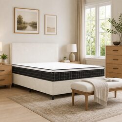 Queen Size Bonnell Spring Mattress 152x203 cm Medium Firmness Comfortable Sleep