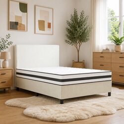 Bonnell Spring Mattress Double Size 137x190 cm Medium Firmness Foam Layers Sleep