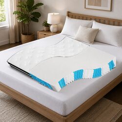 Comfort-Enhancing King Size Mattress 183x203cm with 7 Zones